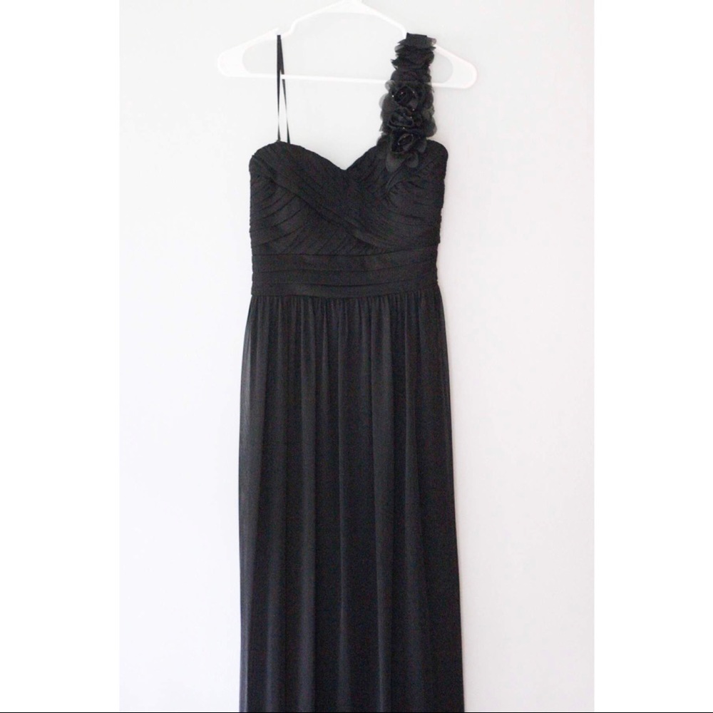 Black One-Strap Dress | Yonkers